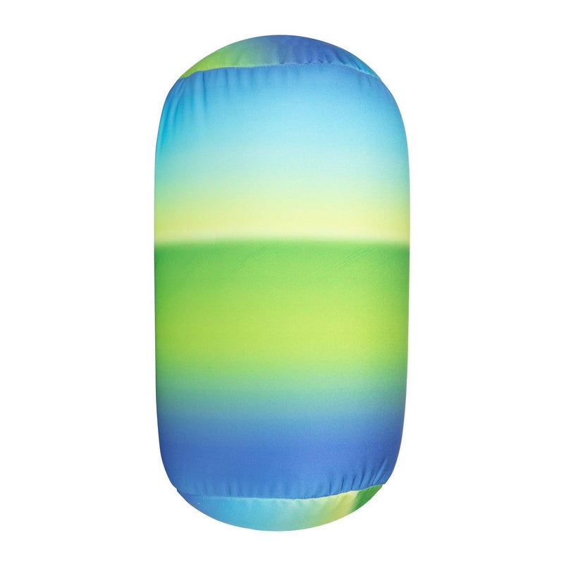 Focustree Squish Microbead Pillow Neck Lumbar Body Sopport Microbead Bolster 7 and 12Inches Travel Pillows for Chair Sleeping Car Seat Emotional Colorful Dormroom Accessory(Blue Green) - Image 3
